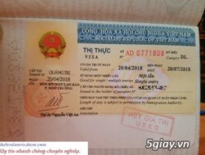 (HCM)Dịch vụ duyệt công văn du lịch