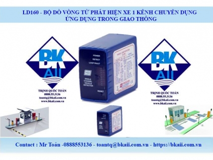 LD160: Bộ dò vòng từ 1 kênh - BKAII
