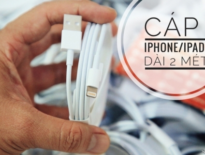 5 Cáp iPhone/iPad dài 2 mét Chính Hãng Apple .. ET 22h59 -3/2/2020