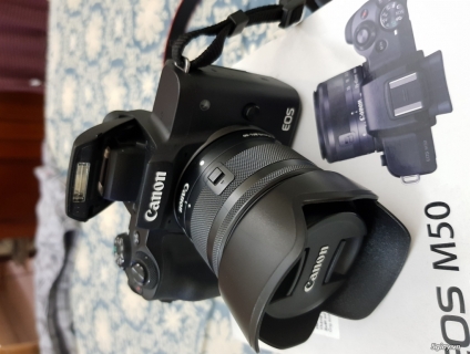 Canon M50 mới 100%, body, lens kit, hàng Lê Bảo Minh, 11,5 triệu