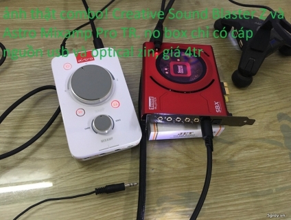 Sound card Audio Creative-Tai nghe Sony-Astro A40 TR