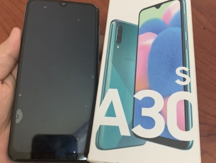 Máy samsung a30s 64g mau xanh còn mới 99%