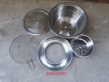 Bếp nướng than hoa âm bàn không khói Hàn Quốc Hút Dương  giá rẻ