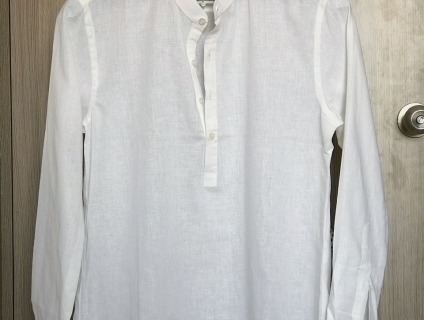 Sơmi Linen Trắng New 100% - End 22h00 20/02