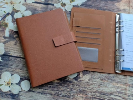 Mẫu sổ bìa da sản xuất theo yêu cầu của khách hàng