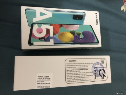 Samsung A51 128G Xanh Nguyên Seal Hộp. Máy BH Chính hãng ss 12th nhé