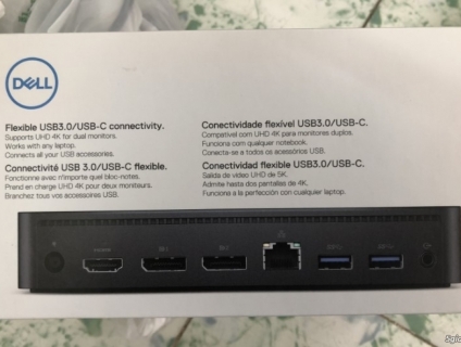 Dell Docking USB-C/USB-3.0 (D6000), trả góp