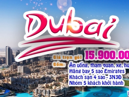 Tour Dubai giá cực bất ổn trong tháng 2 chỉ 15tr9