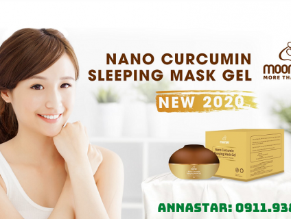 Gel mặt nạ ngủ nghệ Nano Curcumin của Nhã Phương