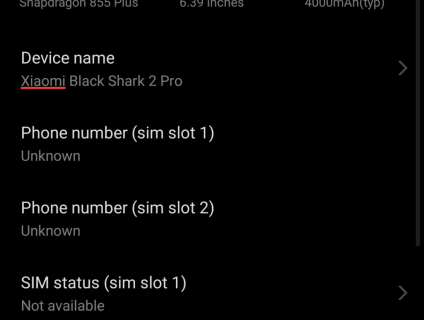 Xiaomi Black Shark 2 pro 12/128gb Snap 855 Plus