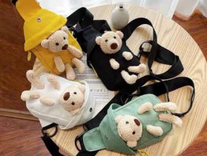 Túi đeo chéo thú nhồi bông hình chó