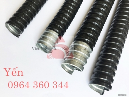 Có sẵn ống ruột gà lõi thép bọc nhựa, ống luồn dây điện nhập khẩu