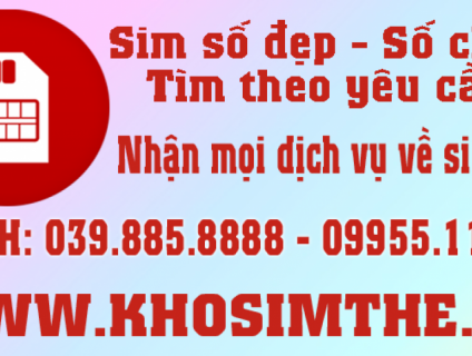 Sim Vietnamobile Số Đẹp Dễ Nhớ Giá Chỉ Từ 100K