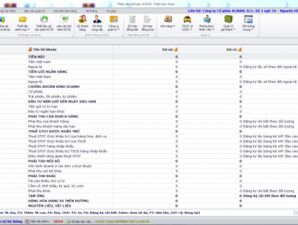 Phần mềm kế toán Acman – Acent online