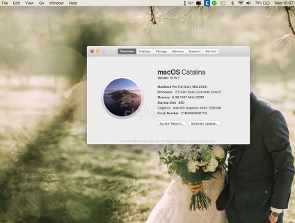 Macbook Pro13 mid2012 Ram6gb - SSD128+HDD500