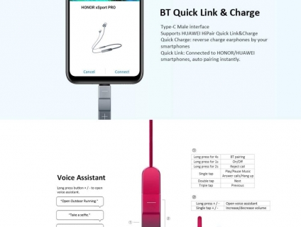 Tai nghe bluetooth cao cấp HONOR SPORT