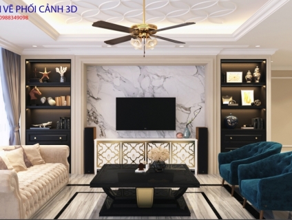 Nhận vẽ phối cảnh 3d  thuê, vẽ phối cảnh 3d theo yêu cầu