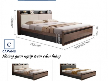 Mẫu giường ngủ đẹp sản xuất giao tận nơi tại TPHCM