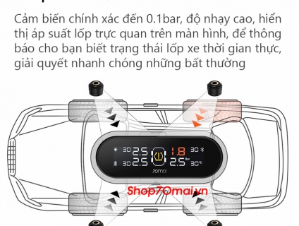 Cảm biến áp suất lốp van ngoài
