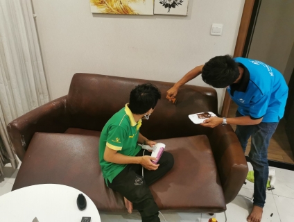 Dịch vụ sơn phục hồi màu cho sofa da giá rẻ tại chung cư hồ chí minh