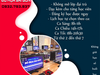 Khóa học thiết kế đồ họa chuyên nghiệp ở TP.HCM