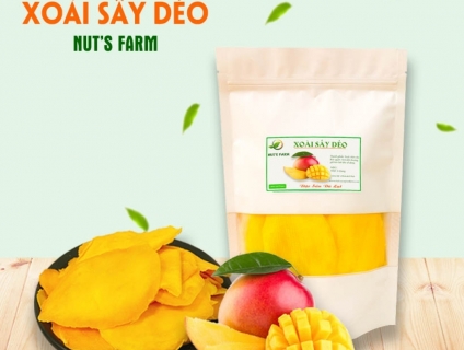 Trái cây xoài sấy dẻo Nut Farm