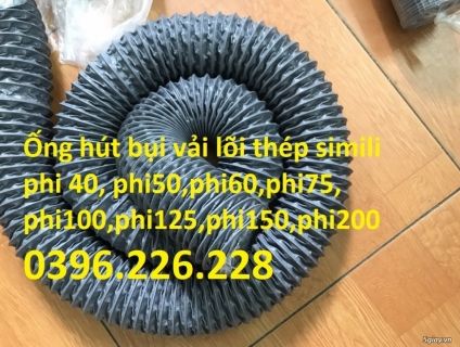 Ống gió mềm vải hàn quốc 10m ống phi 200, phi 250, phi 300 hàng có sẵn
