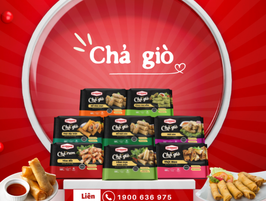 Thực phẩm LC Foods tuyển sỉ chả giò các loại toàn Quốc
