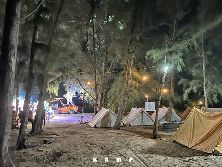Dịch vụ Setup cắm trại hồ Trị An