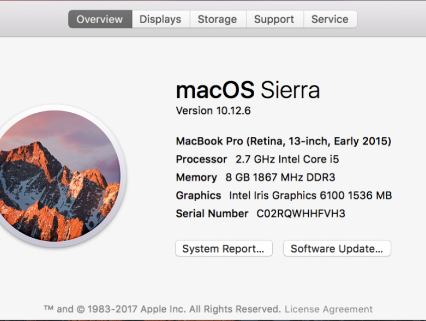 MacBook Pro 2015 Xách tay từ Mỹ Nguyên Zin giá rẻ