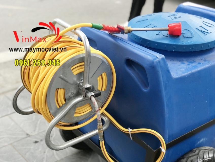 Máy phun thuốc tưới cây lưu động chạy xăng Honda GX160 thùng chứa 200L