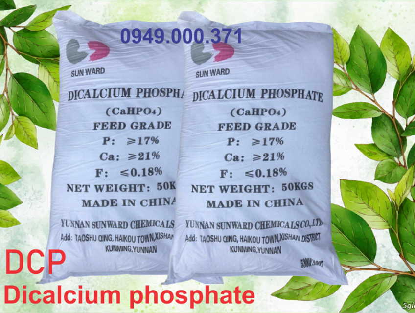 Dicalcium Phosphate (DCP) khoáng nguyên liệu bổ sung ao nuôi tôm