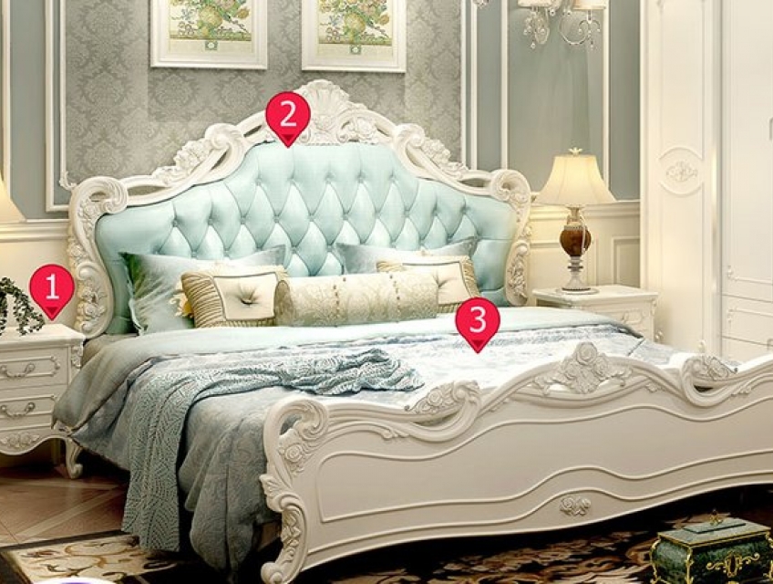 Giường ngủ tân cổ điển giá rẻ tại tphcm , giường cổ điển Châu Âu