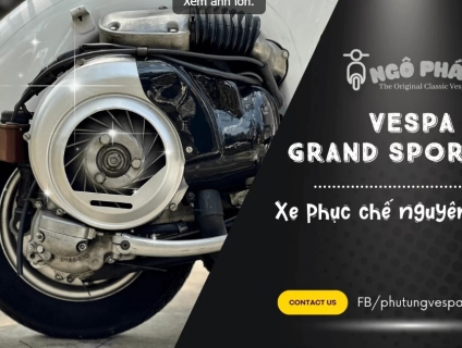 Chuyên cung cấp phụ tùng xe Vespa cổ zin nguyên bản