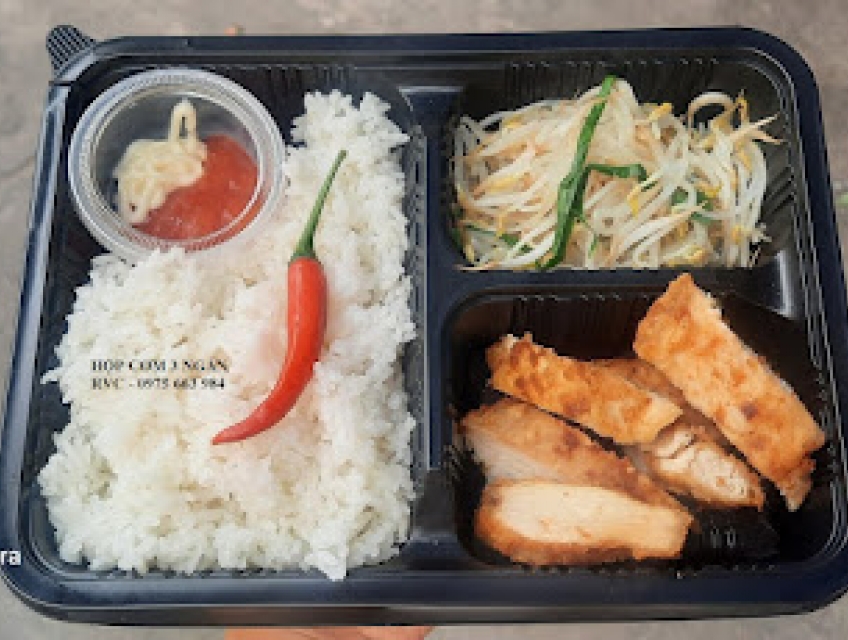 Bán hộp cơm 3 ngăn dùng 1 lần tại quận bình thạnh