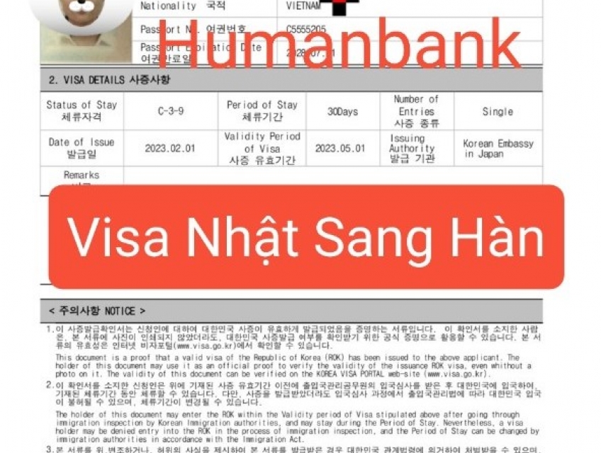 Visa Du lịch Nhật - Hàn