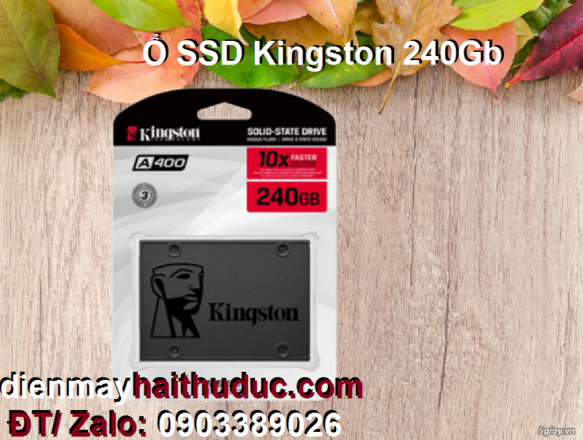 Ổ SSD Kingston A400 240Gb sản phẩm chính hãng Đài Loan
