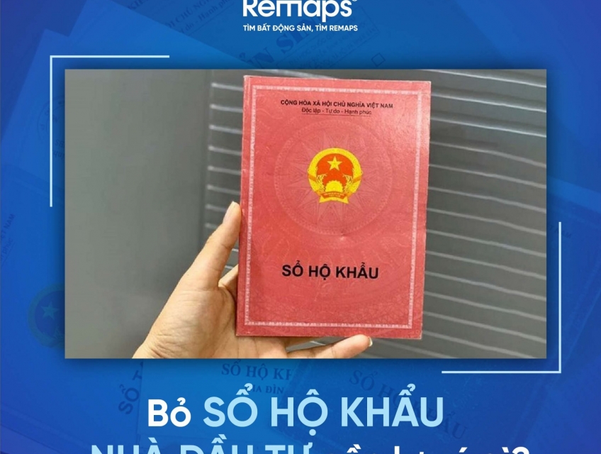 BỎ SỔ HỘ KHẨU, NHÀ ĐẦU TƯ CẦN LƯU Ý NHỮNG GÌ KHI CHUYỂN NHƯỢNG NHÀ ĐẤT