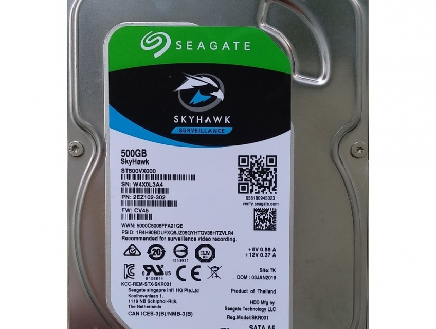 Hdd Seagate 500Gb Sata 3  Skyhawk ,Western 500Gb Sata Purple Giá Tốt