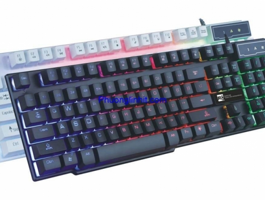 Combo R8 1910 + Phím R8 1822 Gaming Led USB Chính Hãng