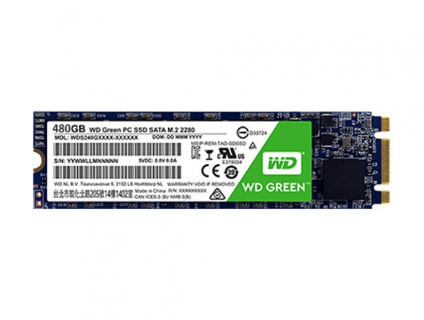 Ổ cứng SSD WD Green 480GB M2-2280 SATA 3 Chính Hãng