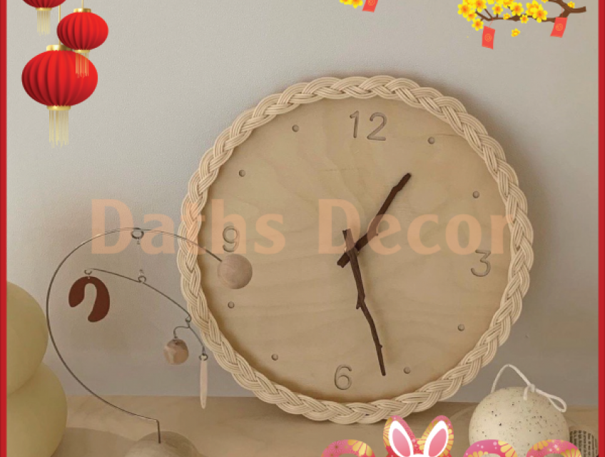 Đồng hồ trang trí đẹp được chọn nhiều nhất cho mọi không gian