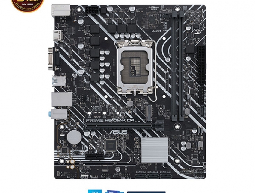 Mainboard Asus Prime H610M-K D4-SI (Không hộp) Chính Hãng Minh Thông