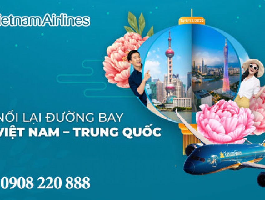 VNA khai thác trở lại đường bay giữa Việt Nam và Trung Quốc