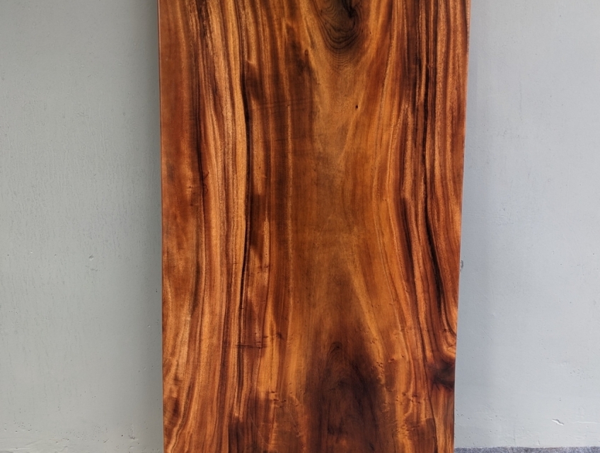 bàn gỗ me tây 1m22x64cm dày 5cm cod toàn quốc