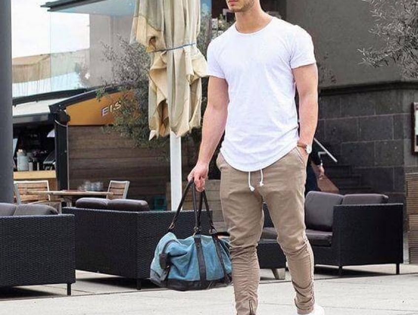 Các tip phối quần áo với giày thể thao nam đơn giản