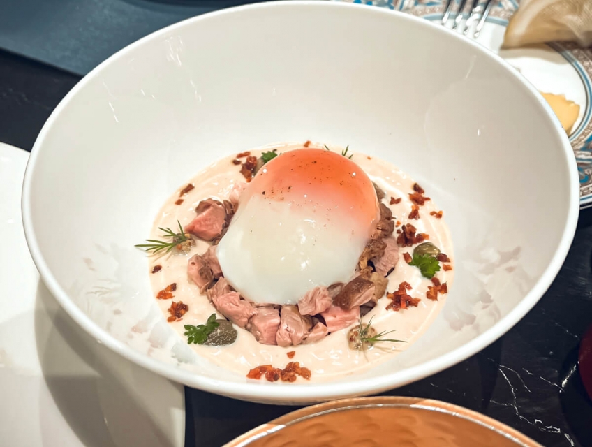 Sức hấp dẫn của trứng Parfait tại GU Bistronomy