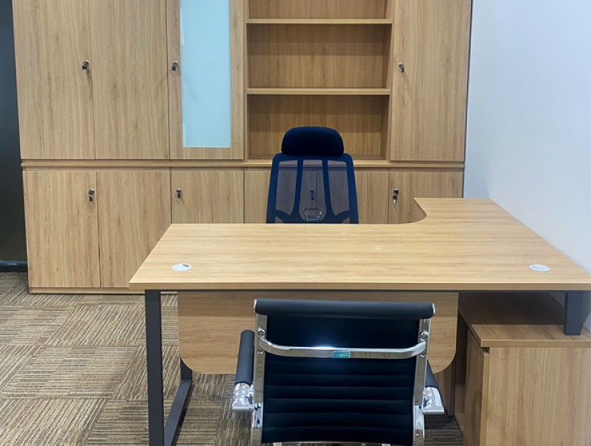 5 mẫu bàn làm việc hòa phát chữ L được yêu thích