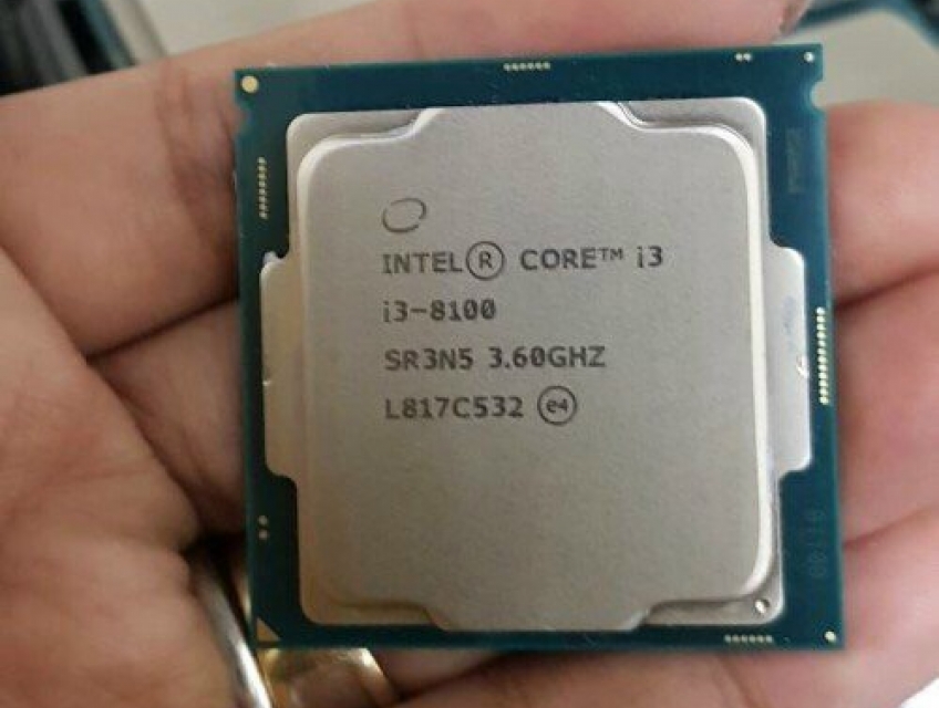 CPU Intel Core i3 8100 (3.60GHz, 6M, 4 Cores 4 Threads) TRAY Không Fan