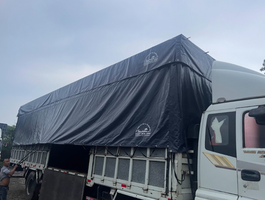 Công ty cung cấp và may ép bạt xe tải - Siêu Thị Bạt